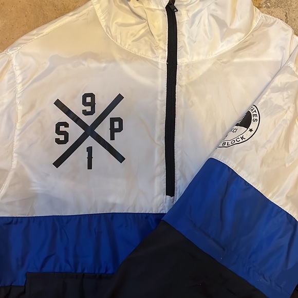 Southpole ‘Run The Block’ USA Zip Up Pullover Windbreaker - Picture 2 of 4
